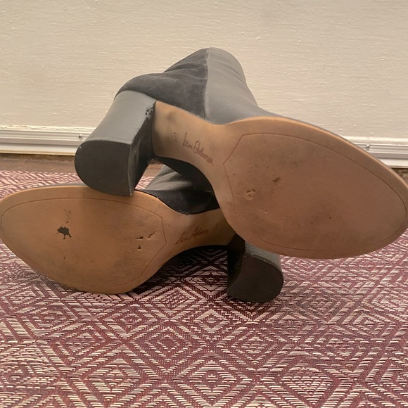 Sam Edelman Reyes Boot Black Suede and Leather - Picture 9 of 9